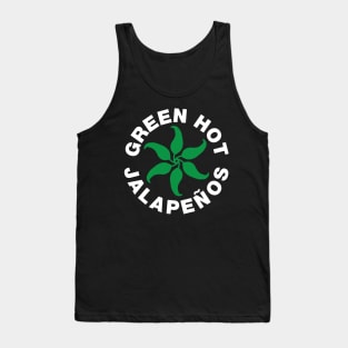 Green Hot Jalapeños Tank Top